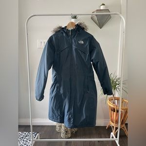 North Face Long winter coat X-Large